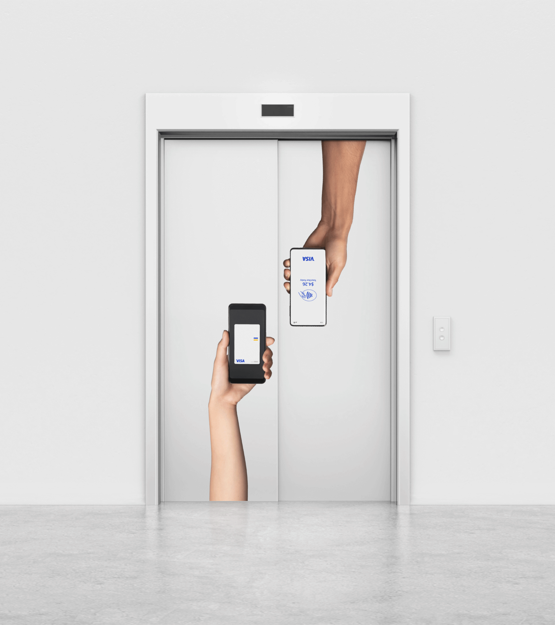 Mucho Visa Rebrand Office Environment Elevator